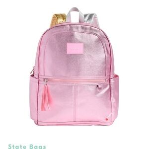 NWT STATE Kane Kids Mini backpack Metallic Pink